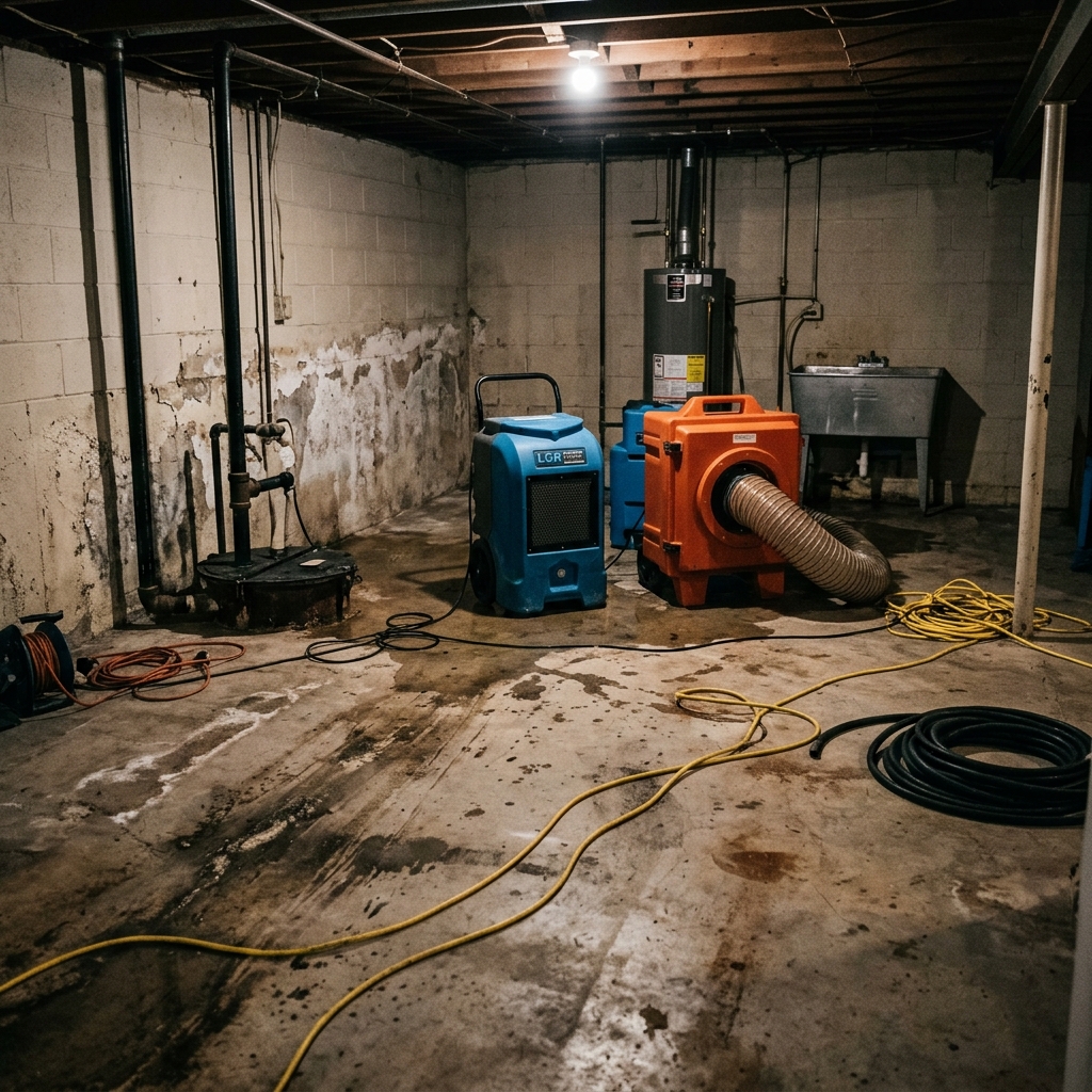 Sewage and odor contamination cleanup